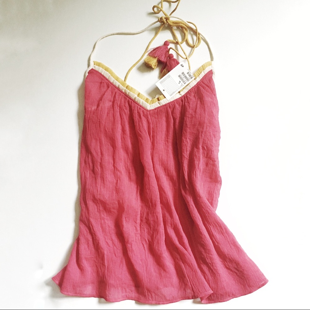 Womens size 4 sheer boho cami